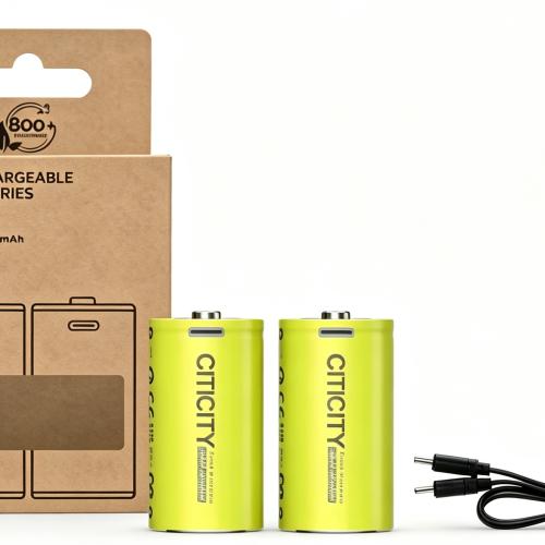 C Type-C Usb Rechargeable Li-Ion Batteries C/Fr14